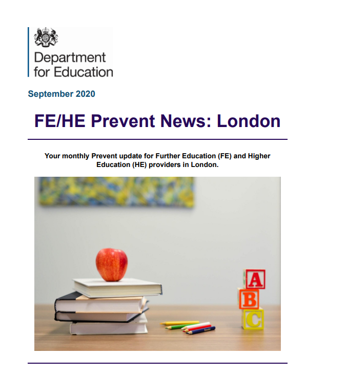 FE/HE Prevent News: London - Monthly Digest