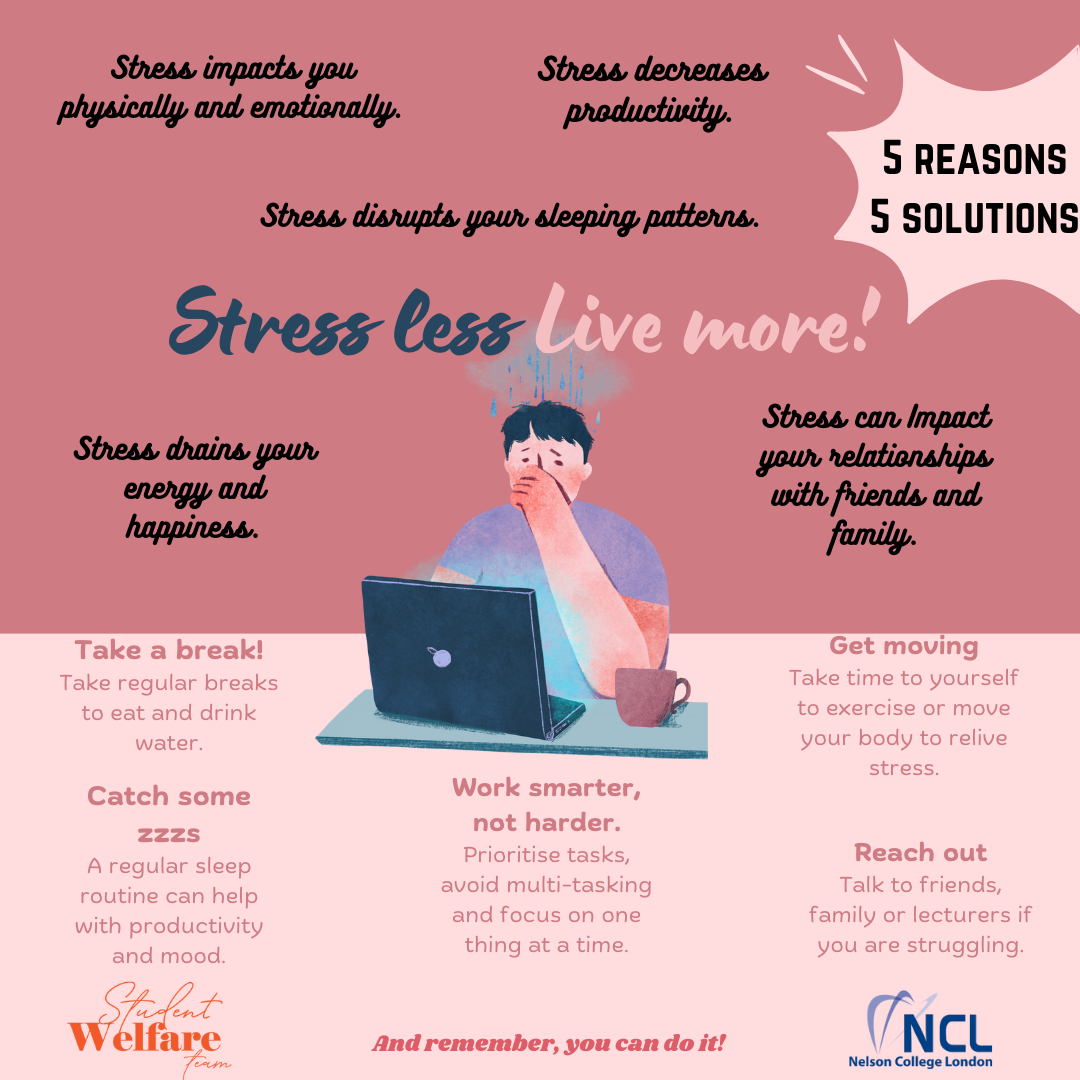 Stress Less Live More!